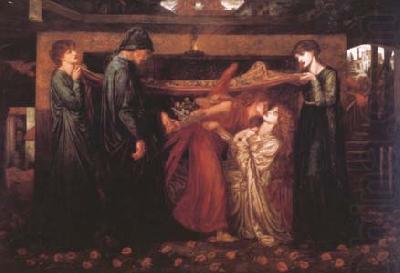 Dante's Dream at the Time of the Death of Beatrice (mk28), Dante Gabriel Rossetti